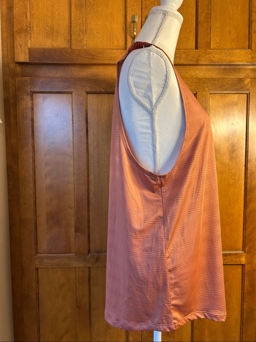 Zyia Active Womens Terra Cotta Cheetah Kettle Moon Semi Sheer Tank. Sz XXL - Picture 5 of 10